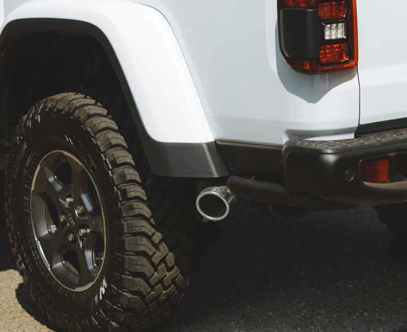 Gibson 617409 Cat-Back Single Exhaust System for 2020-2022 Jeep Gladiator 3.6L, Stainless Steel