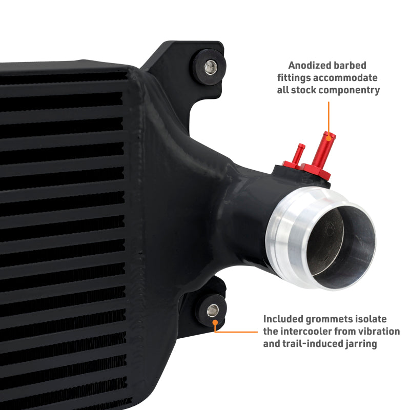 Mishimoto MMINT-TAC-24BK Performance Intercooler for 2024+ Toyota Tacoma and Land Cruiser LC250