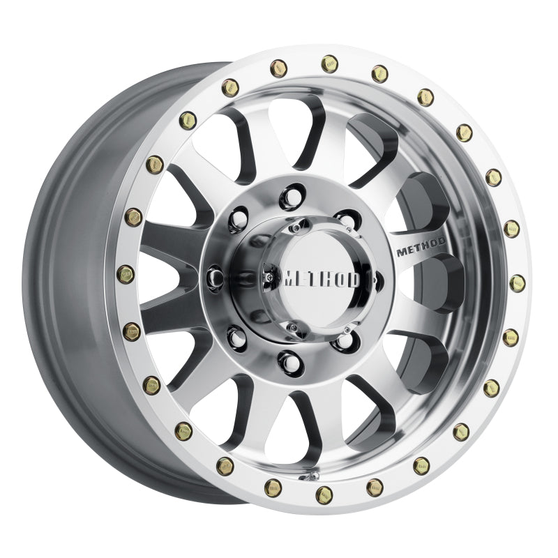 Method Wheels MR304 Double Standard 17x8.5 0mm Offset 8x6.5 Polished Wheel