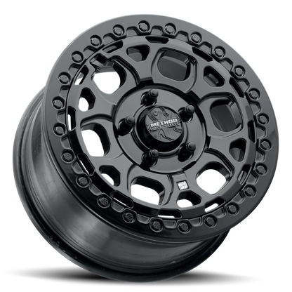 Method Wheels MR416 Cast Beadlock Wheel 15x7, 5x4.5 Bolt Pattern, +55 Offset, Gloss Black