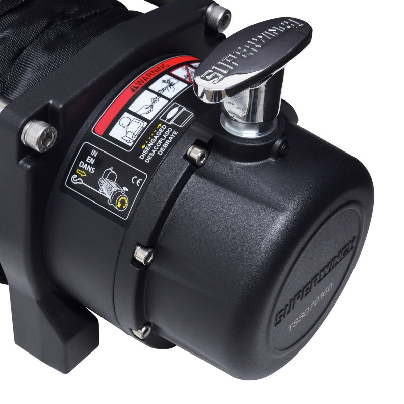 Superwinch Tiger Shark 11500 Winch with Synthetic Rope, 12V DC, Part Number 1511201