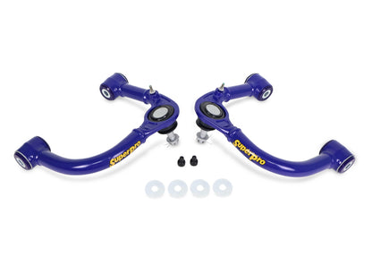 SuperPro TRC6471 Front Upper Fixed Offset Control Arm Set for 2005-2023 Toyota Tacoma 4WD
