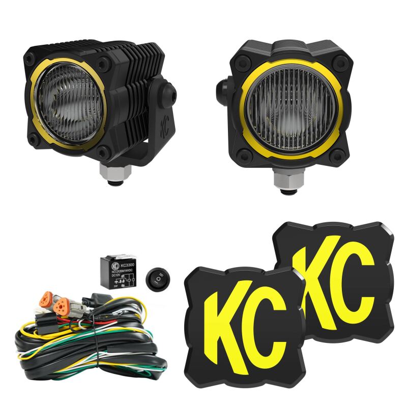 KC HiLiTES FLEX ERA 1 Standard Backup Light Kit with Wiring Harness, Part 520