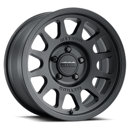 Method Wheels MR703 Bead Grip 16x6 Matte Black Wheel, +68mm Offset, 5x130 Bolt Pattern