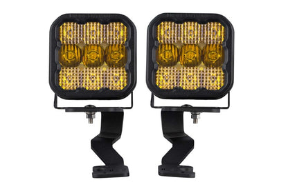 Diode Dynamics DD7400 Stage Series Ditch Light Kit for 2022+ Toyota Tundra, Yellow Combo