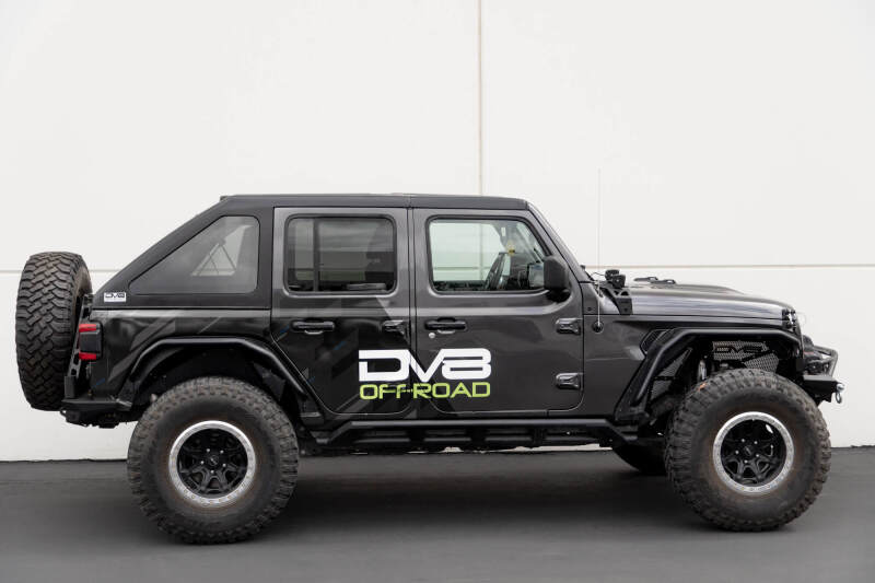 DV8 Offroad HTJL02-B Razor Series Fastback Hard Top for 2018-2025 Jeep Wrangler JL Unlimited 4-Door