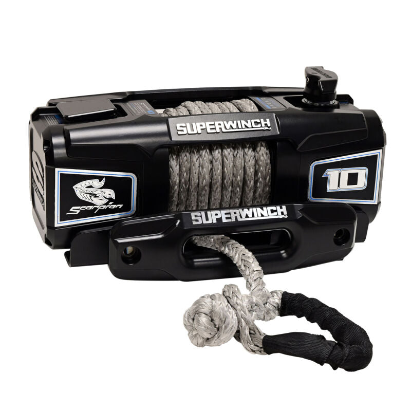 Superwinch Scorpion 10SR 10,000 lb. 12V Winch with Synthetic Rope, Part Number 1155401