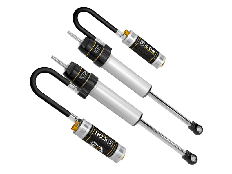 ICON 57806CP 2.5 Aluminum Series Rear Shocks with CDC Valve for 2005-2017 Toyota Tacoma 6-Inch Lift