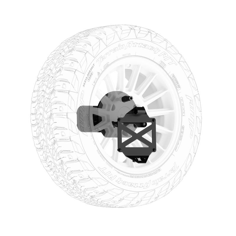 Body Armor 4x4 TY-2966 Pro Series II Tire Carrier with License Plate Holder for 2016-2023 Toyota Tacoma and 2010-2024 4Runner