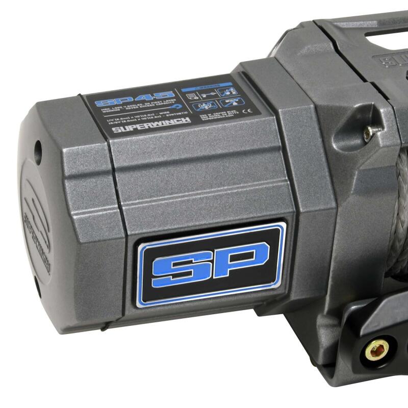 Superwinch SP 45SR 4,500 lb. 12V Powersports Winch with Synthetic Rope, Part 1145250