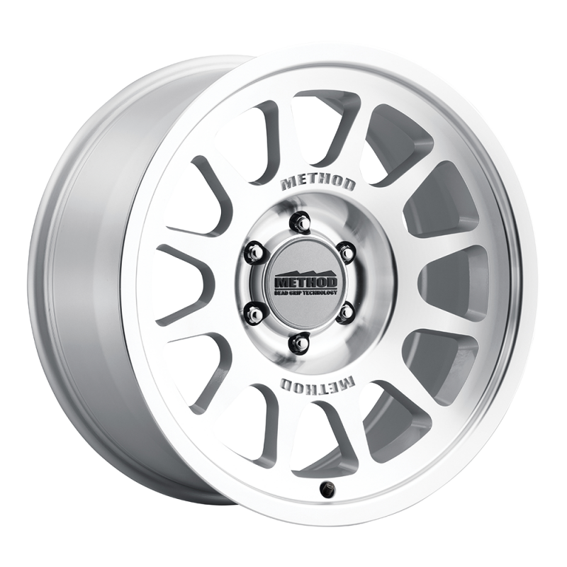 Method Wheels MR703 Bead Grip 20x9-Inch Silver Wheel, -12mm Offset, 5x5 Bolt Pattern