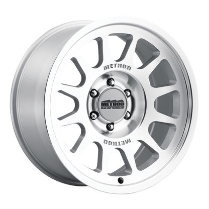 Method Wheels MR703 Bead Grip 20x9-Inch Silver Wheel, -12mm Offset, 5x5 Bolt Pattern