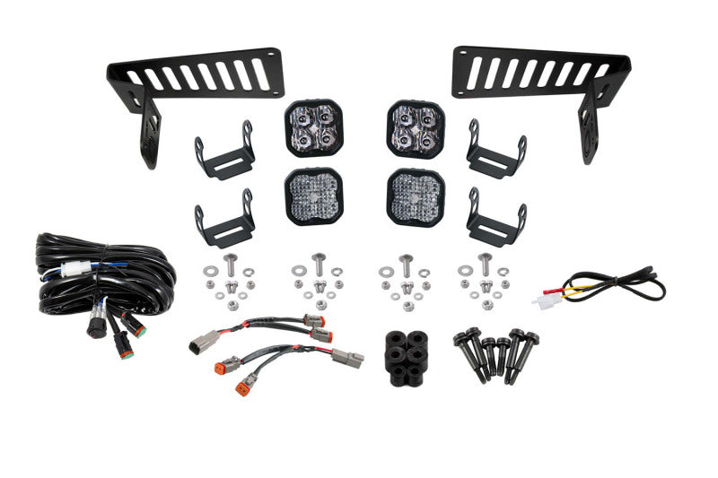 Diode Dynamics DD6553 SS3 Cowl LED Bracket Kit for Jeep Wrangler JL and Gladiator