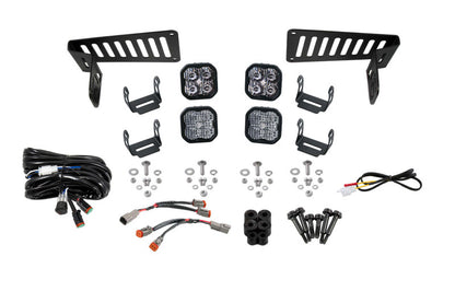 Diode Dynamics DD6553 SS3 Cowl LED Bracket Kit for Jeep Wrangler JL and Gladiator