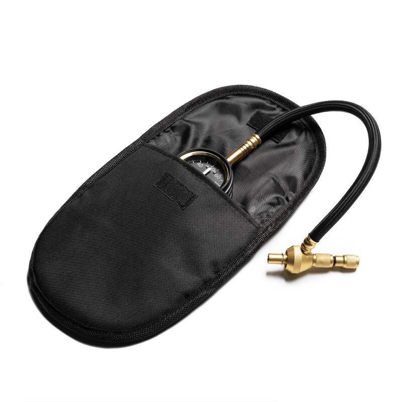 Method Wheels Brass Air Deflator Gauge 0-60 PSI, Black, AP-F0005