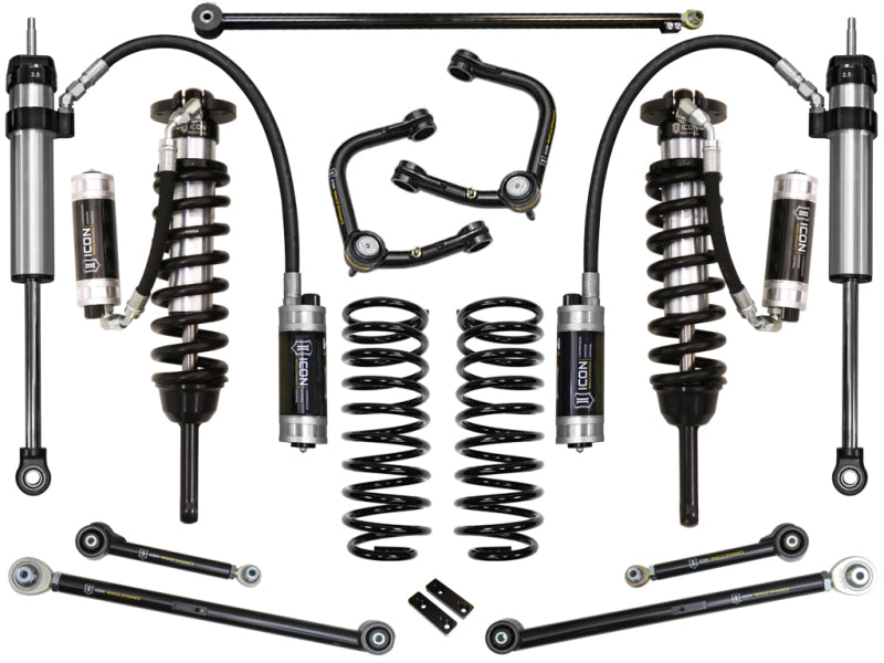 ICON K53187T Stage 7 Suspension System with Tubular UCA for 2010+ Lexus GX460, 0-3.5 in. Lift