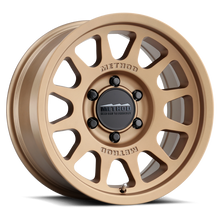 Method Wheels MR703 Bead Grip 17-Inch Bronze Wheel, 8.5-Inch Width, 0mm Offset, 6x135 Bolt Pattern