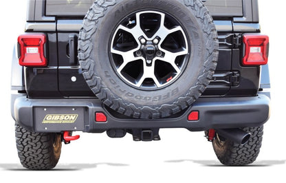 Gibson 617308-B Black Elite Cat-Back Single Exhaust for 2018-2022 Jeep Wrangler JL Rubicon 3.6L