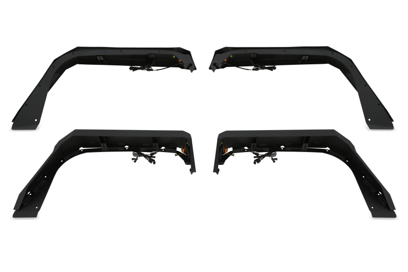Body Armor 4x4 JL-6102 Front Fender Flares for 2018-2026 Jeep Wrangler JL and Gladiator JT
