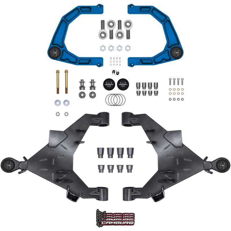 Camburg KINETIK Trail Series Long Travel Kit for 2022-2025 Toyota Tundra 2WD/4WD, Blue - CAM-310217-K-BLU