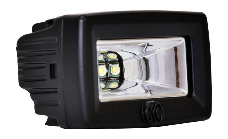 KC HiLiTES C-Series C2 20W LED Area Flood Lights, 2-Inch, 6000K, Pair Pack System, Part 328