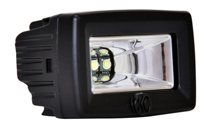 KC HiLiTES C-Series C2 20W LED Area Flood Lights, 2-Inch, 6000K, Pair Pack System, Part 328