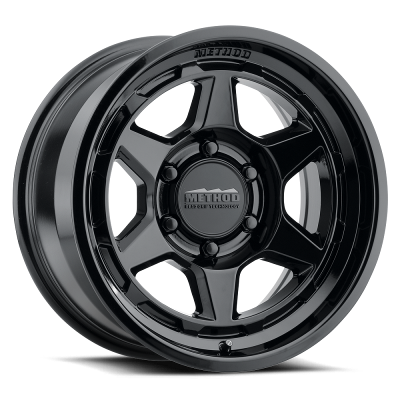 Method Wheels MR708 17-Inch Gloss Black Cast Wheel, 6x5.5 Bolt Pattern, +25 Offset
