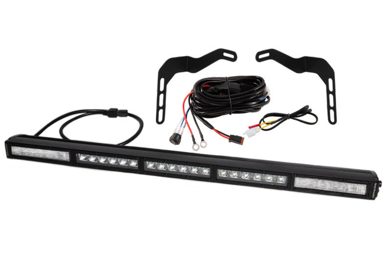 Diode Dynamics DD6061 SS30 Stealth LED Light Bar Kit for 2014-2021 Toyota Tundra, Amber Driving