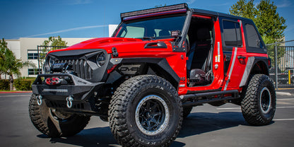 DV8 Offroad GRJL-01 Angry Replacement Grille for Jeep Wrangler JL and Gladiator JT