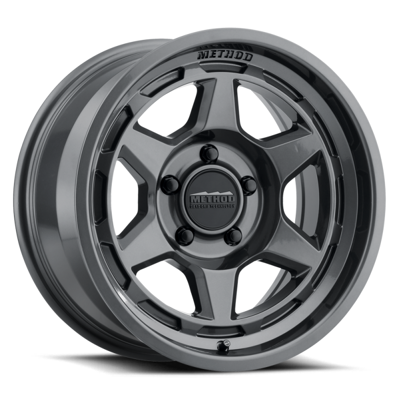 Method Wheels MR708 17-Inch Cast Wheel, 9-Inch Width, -38mm Offset, 5x5 Bolt Pattern, Gloss Titanium
