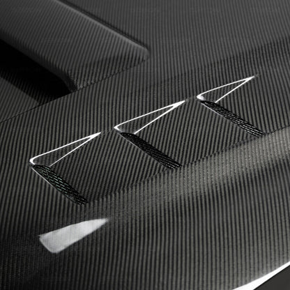 Seibon HD18TYTA-TS TS-Style Carbon Fiber Hood for 2015-2021 Toyota Tacoma