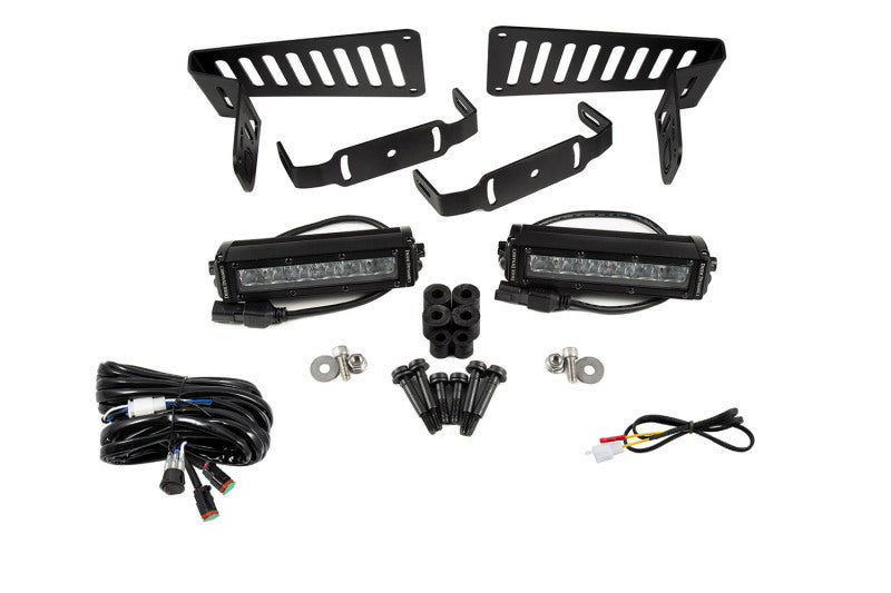 Diode Dynamics DD6092 SS6 Cowl Mount LED Light Bar Kit for Jeep Wrangler JL and Gladiator