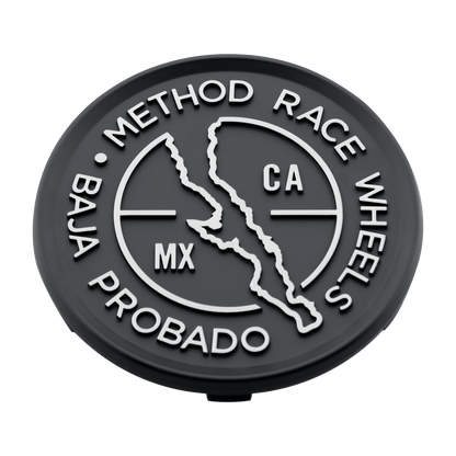 Method Wheels BAJA 86mm Snap-In Wheel Center Cap, Black CP-BAJA86S-B