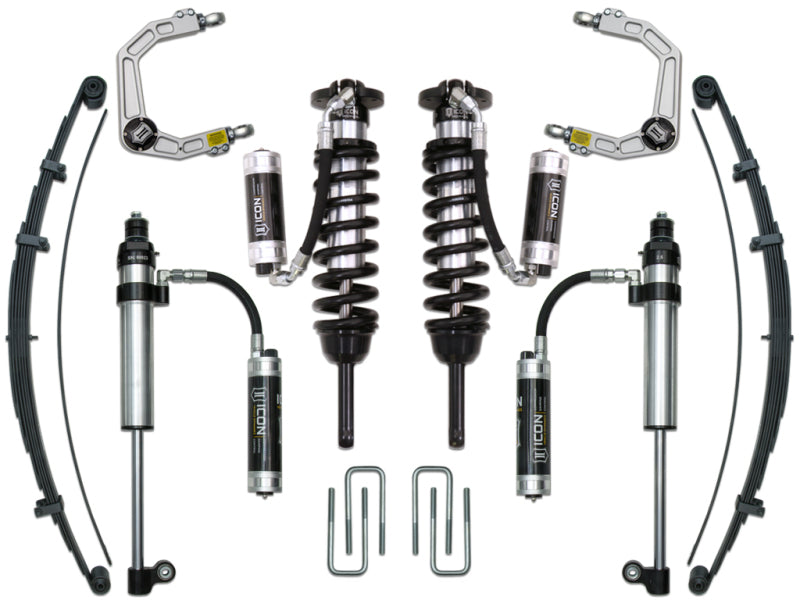 ICON K53009 Stage 9 Suspension System with Billet Upper Control Arms for Toyota Tacoma