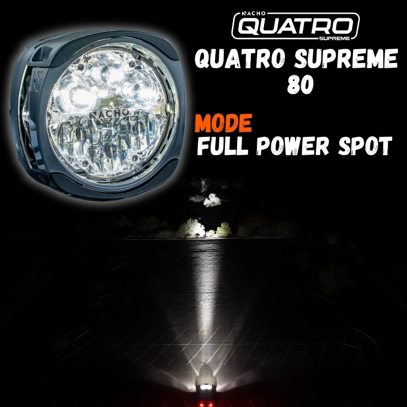 Nacho Offroad Technology Quatro Supreme 80 80-Watt Multi-Zone LED Light PM435
