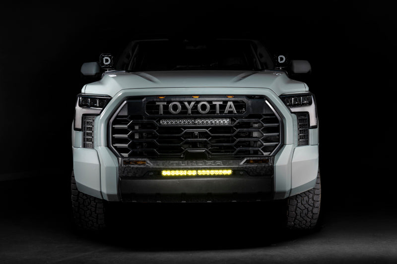 Diode Dynamics DD8684 Stealth Bumper LED Lightbar Kit for 2022–2026 Toyota Tundra, SS20 Sport White Driving, Amber Backlight