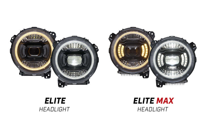 Diode Dynamics DD5165 Elite Max LED Headlamps for 2018-2023 Jeep JL Wrangler