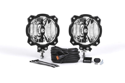 KC HiLiTES Pro6 Gravity LED 20W Single Mount Spot Beam Pair Pack, Part 91301