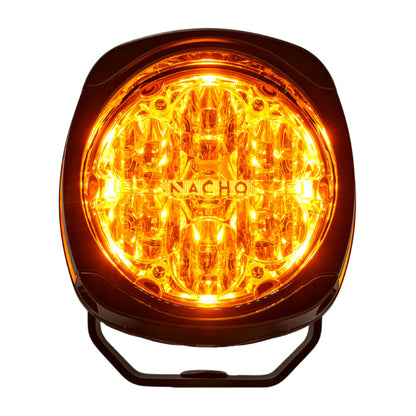 Nacho Offroad Technology Quatro Amber Chase Lights PM455AM, Pair
