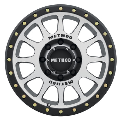 Method Wheels MR305 NV 17-Inch Polished Wheel, 8.5-Inch Width, 0mm Offset, 8x170 Bolt Pattern