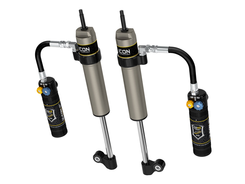 ICON 57826XP 2.5 Aluminum Series Rear Shocks with Remote Reservoir and CDXS for 2010-2014 Toyota Tacoma