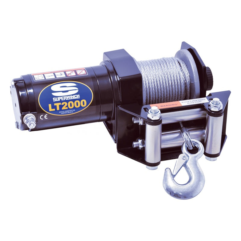 Superwinch LT2000 2,000 lb 12-Volt Utility Winch with Steel Rope, Part 1120210