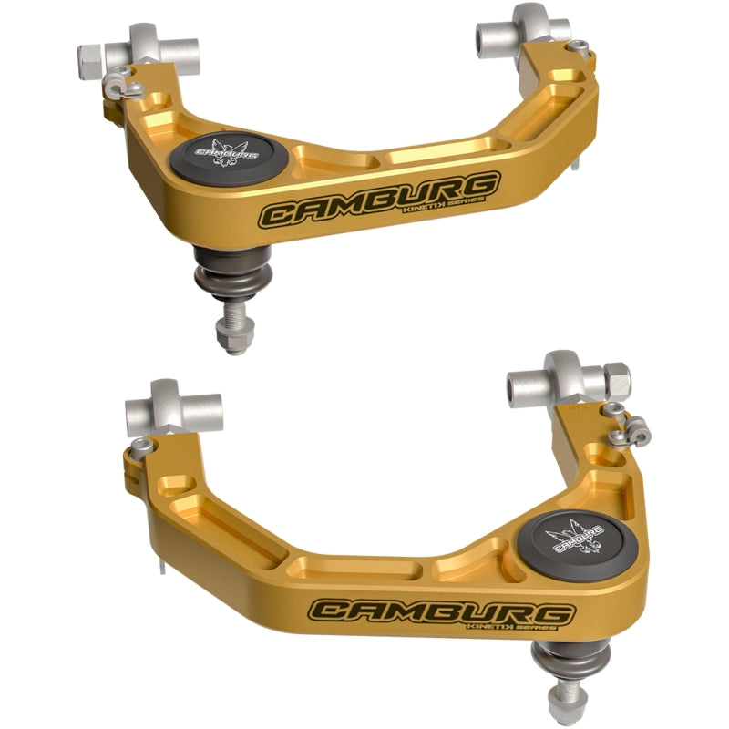 Camburg CAM-310277-GLD KINETIK Series Billet X-Joint XL Upper Control Arms for Lexus LX600, GX550, 4Runner, Land Cruiser and Tacoma
