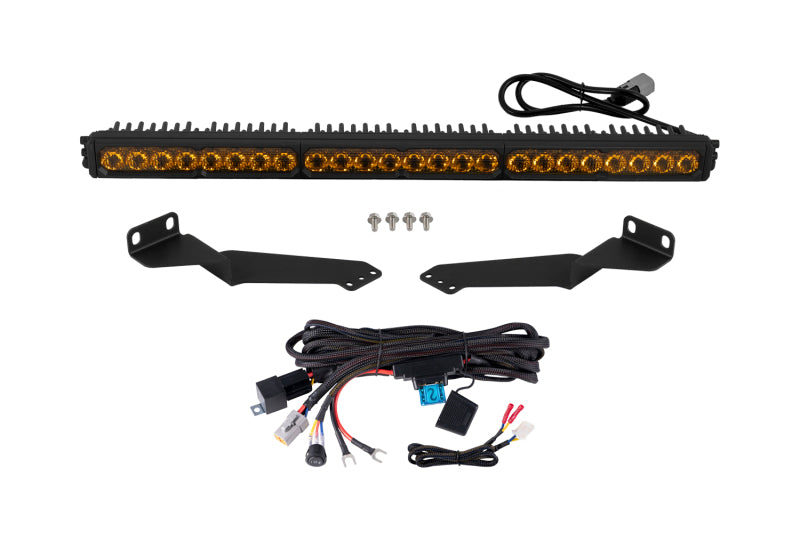 Diode Dynamics DD8708 Stealth SS30 Sport Yellow Combo LED Light Bar Kit for 2016-2023 Toyota Tacoma