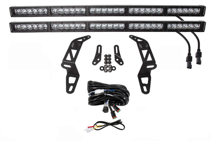 Diode Dynamics DD6083 SS30 Bumper LED Light Bar Kit for 2018-2025 Jeep Wrangler