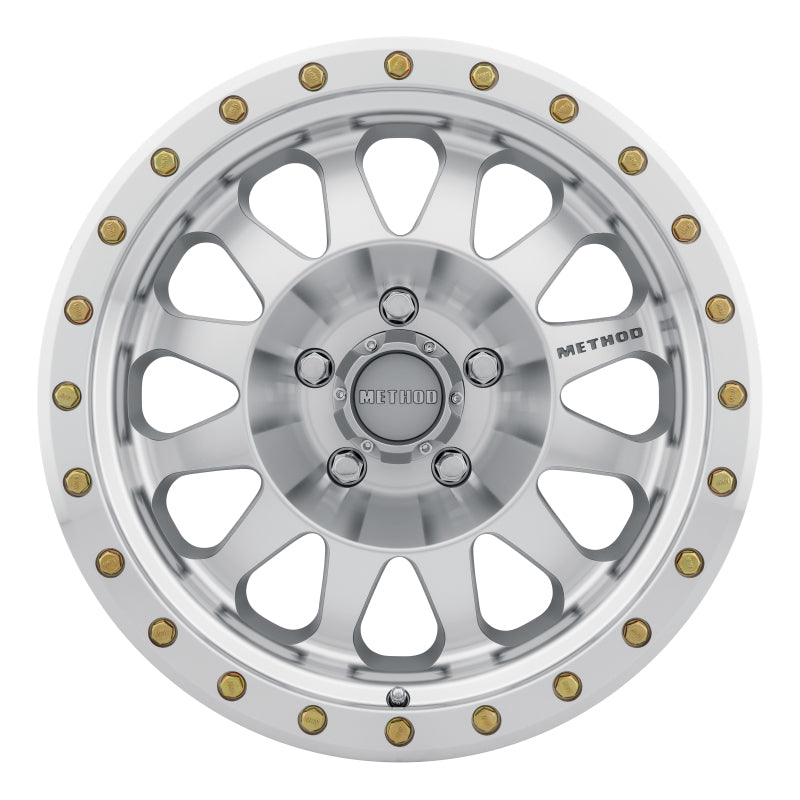 Method Wheels MR304 Double Standard 17x8.5-Inch Polished Wheel, 0mm Offset, 5x5 Bolt Pattern
