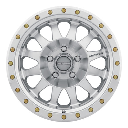 Method Wheels MR304 Double Standard 17x8.5-Inch Polished Wheel, 0mm Offset, 5x5 Bolt Pattern