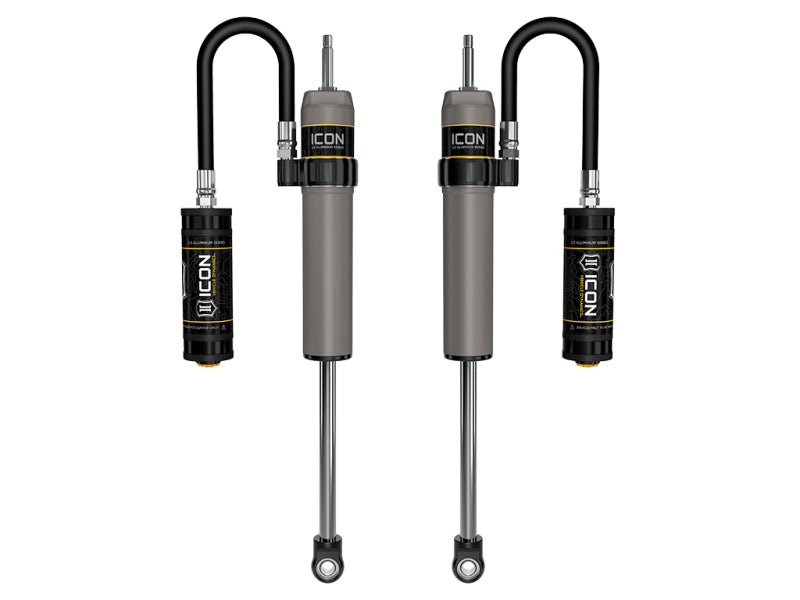 ICON 57840P 2.5 Aluminum Series Remote Reservoir Rear Shocks for 2022-2023 Toyota Tundra
