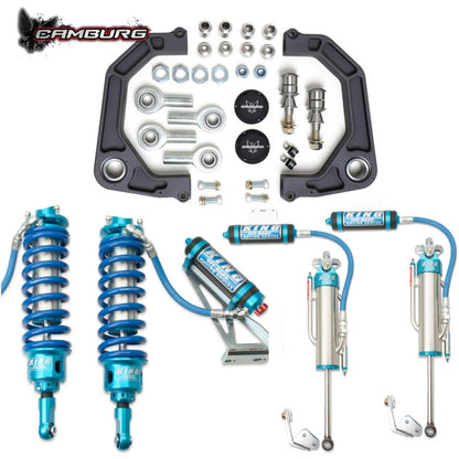 Camburg CAM-310138-UC Toyota Tacoma 2005-2023 King 3.0 Performance Kit with Tubular Uniball Upper Arms