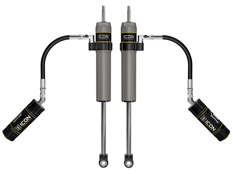 ICON 57808P 2.5 Series Remote Reservoir Rear Shocks for 2024-2026 Toyota Tacoma, 0-1-Inch Lift